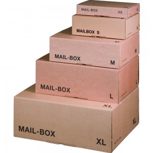 Mail-Box XS, braun, 244x145x43, 20er