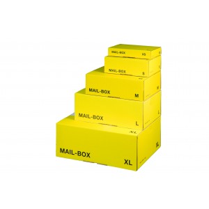 Mail-Box XS, gelb, 244x145x43, 20er